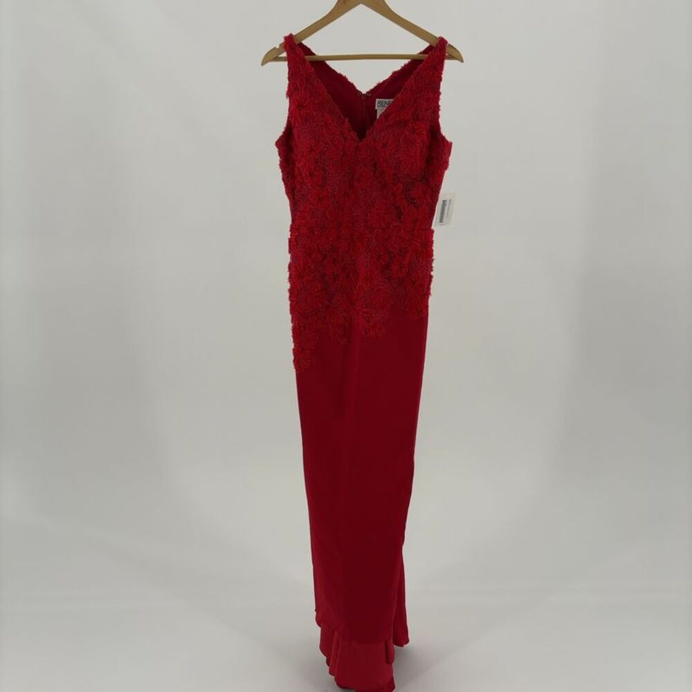 Rene Ruiz Applique Gown in Multicolor